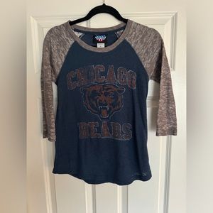 Chicago Bears Burnout 3/4 Sleeve - Size  S